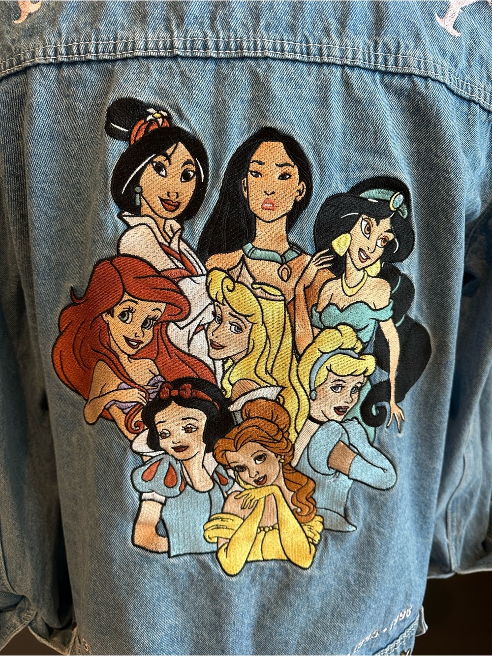 Cakeworthy Disney Denim 'Royalty' Girls Jacket with Embroidery - Picture 2 of 9